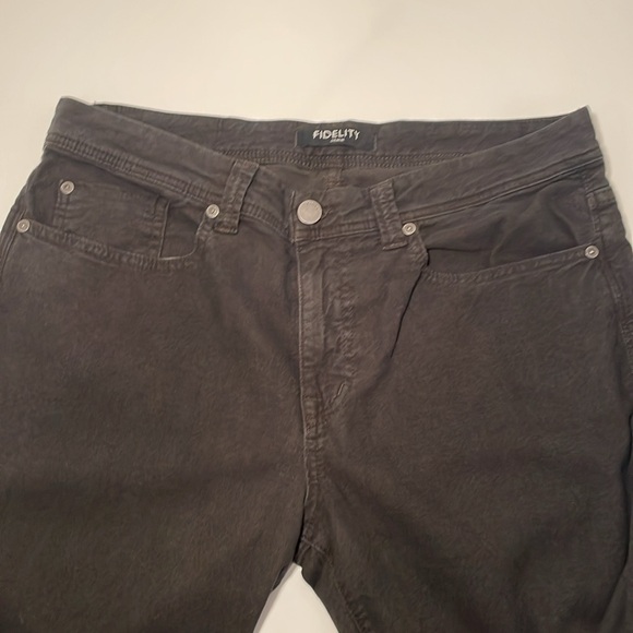 Fidelity Denim Jimmy Pants in Black - Picture 4 of 8